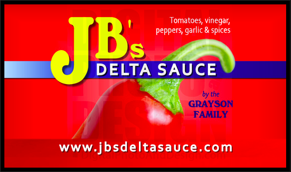 JB\'s Delta Sauce Business Card