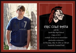 Eric Cole Davis Graduation Invitation | Designed by Digital Photo and Design