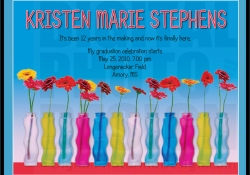 Kristen Marie Stephens Graduation Invitation | Designed by Digital Photo and Design